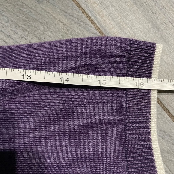 Lands End Purple Cardigan XS - Picture 8 of 8